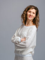 Bluza oversize bumbac boucle