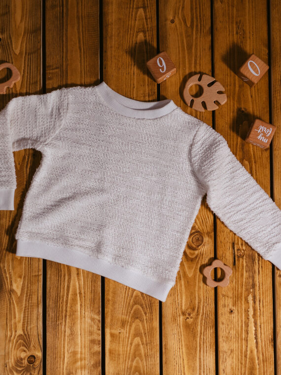 Bluza copii din bumbac boucle