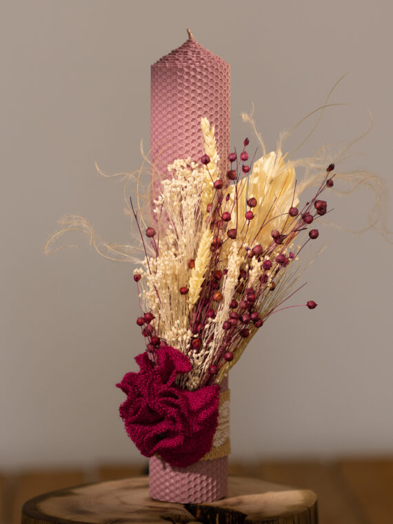 Lumanare botez Flower