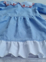 Rochie cu guleras brodat
