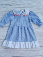 Rochie cu guleras brodat