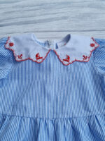 Rochie cu guleras brodat