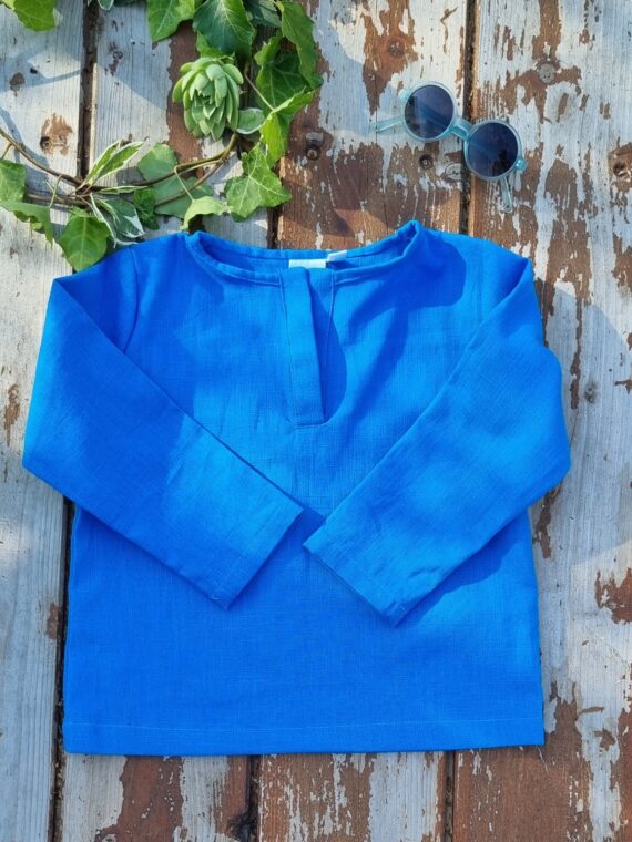 Bluza cu maneca lunga de in