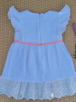 Rochie muselina cu broderie
