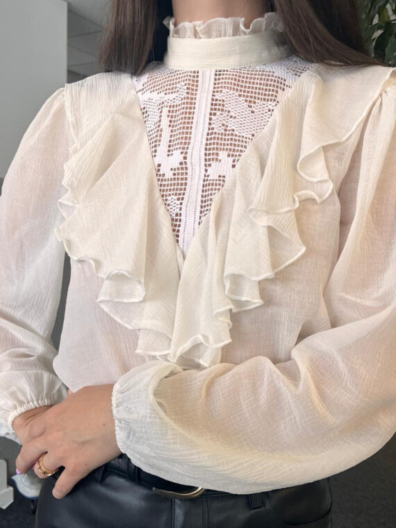 Camasa femei din panza topita