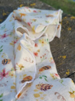 Rochie fetite din in imprimat