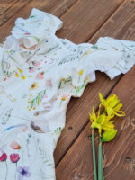 Rochie fetite din in imprimat