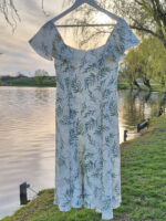 Rochie femei din in imprimat