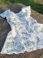 Rochie fetite din in imprimat