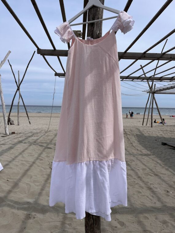 Rochie maxi muselina dama